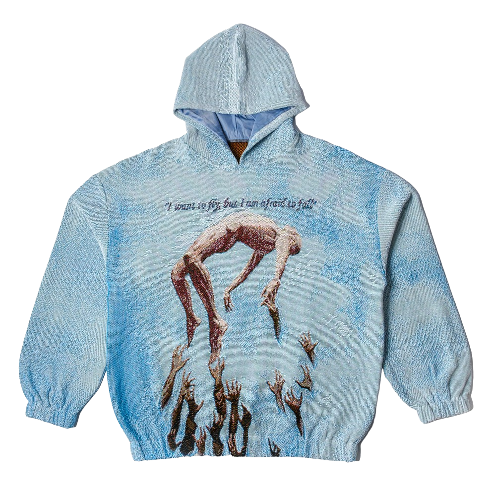 'I Want To Fly, But I am Afraid To Fall' Hoodie
